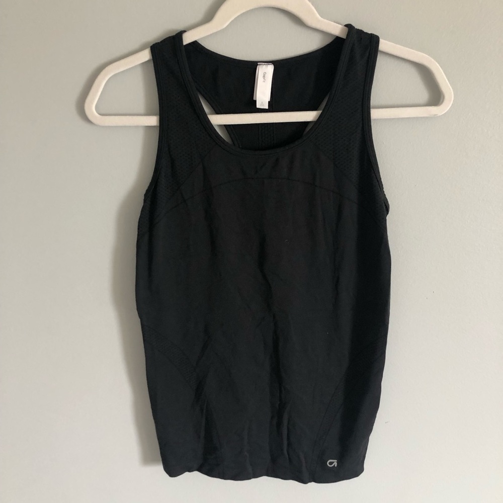 GapFit Black Racerback Workout Tank Top